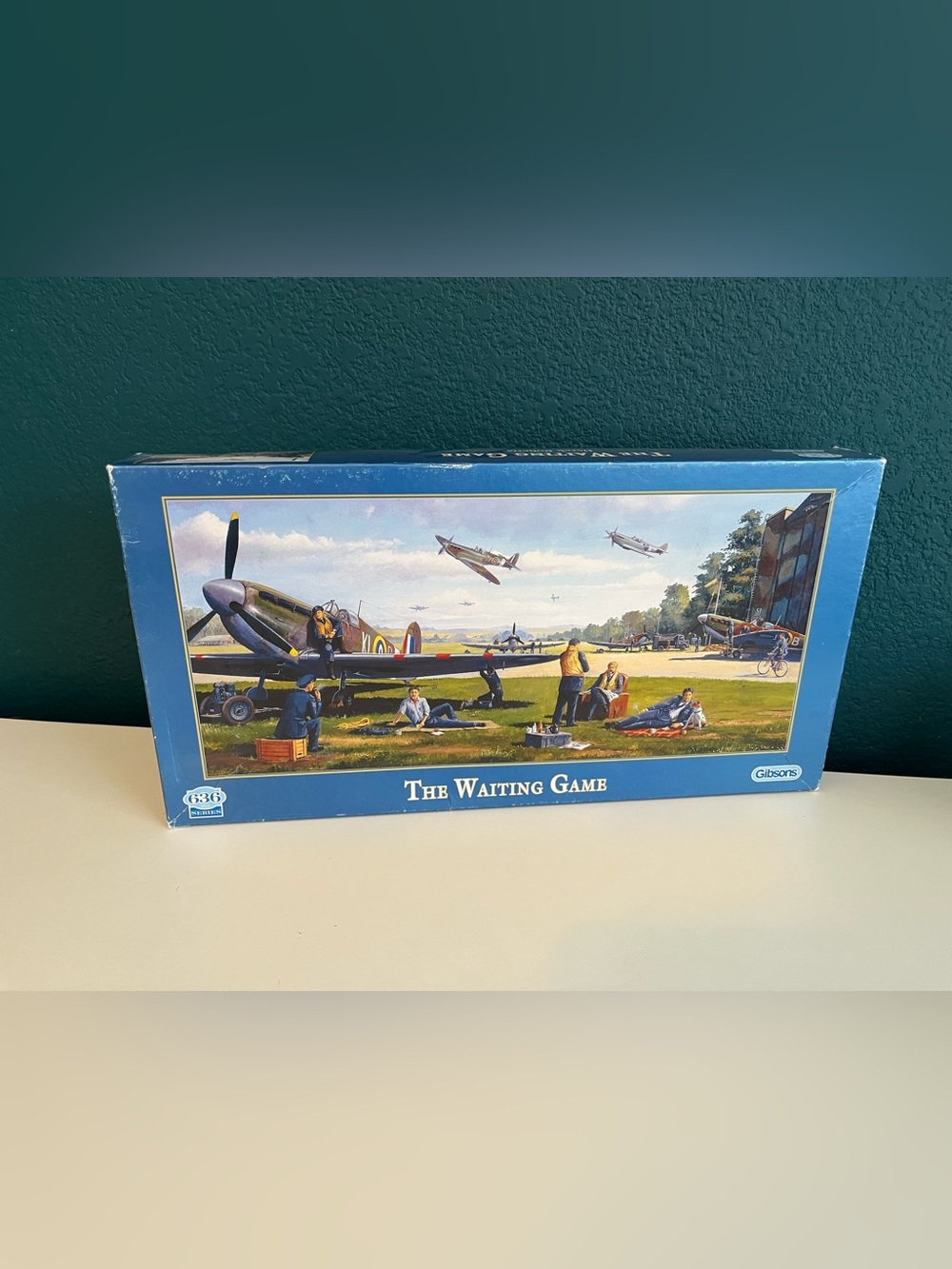The Waiting Game British England RAF Spitfire World War UK Gibsons Jigsaw Puzzle
